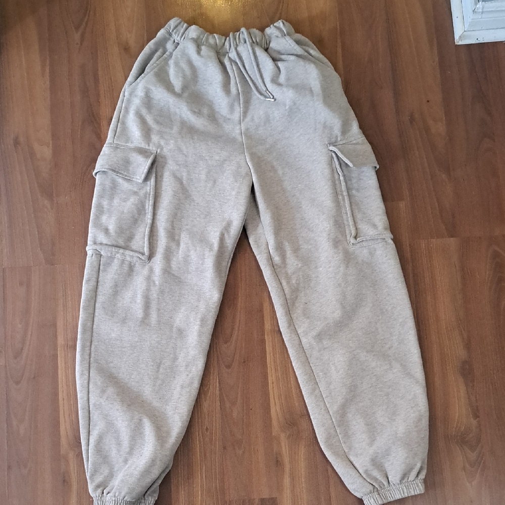 Bluenotes Beige Cargo Joggers